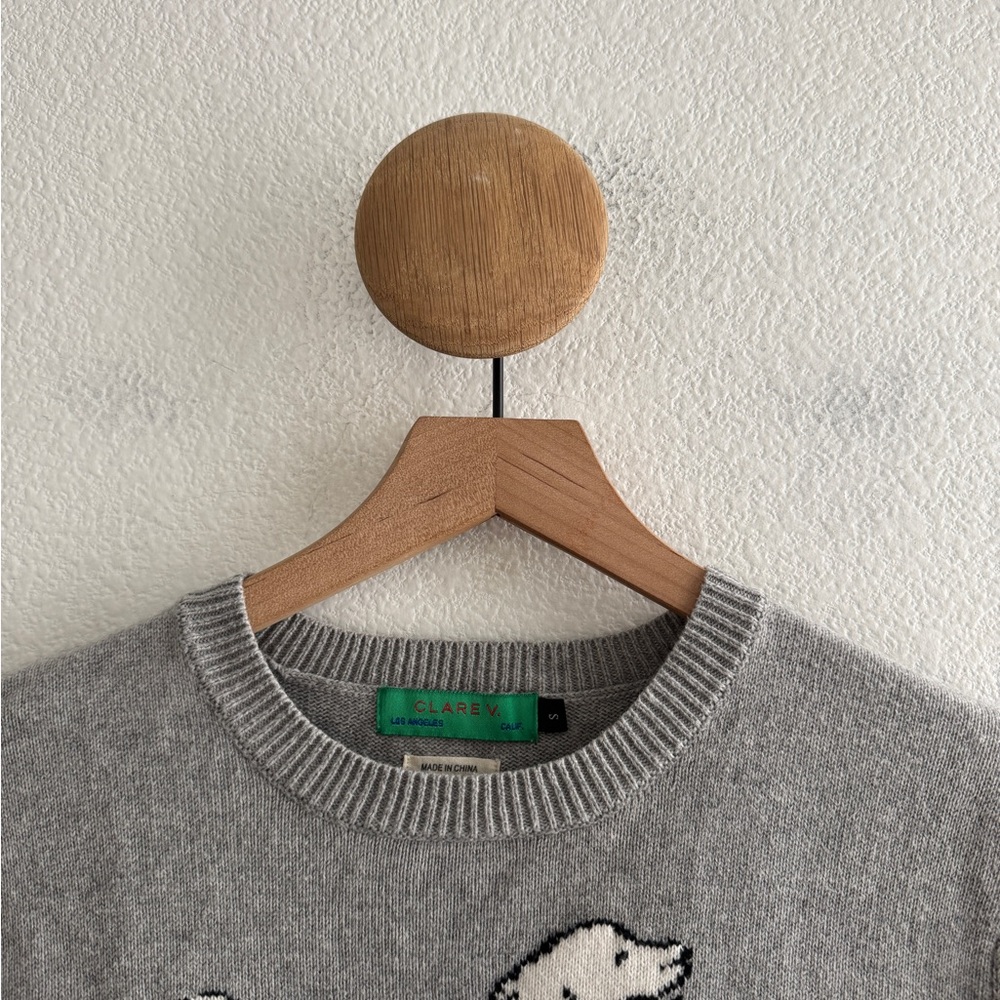 Clare V. Paco & Friends Dog Puppy Classic Sweater - Picture 2 of 10